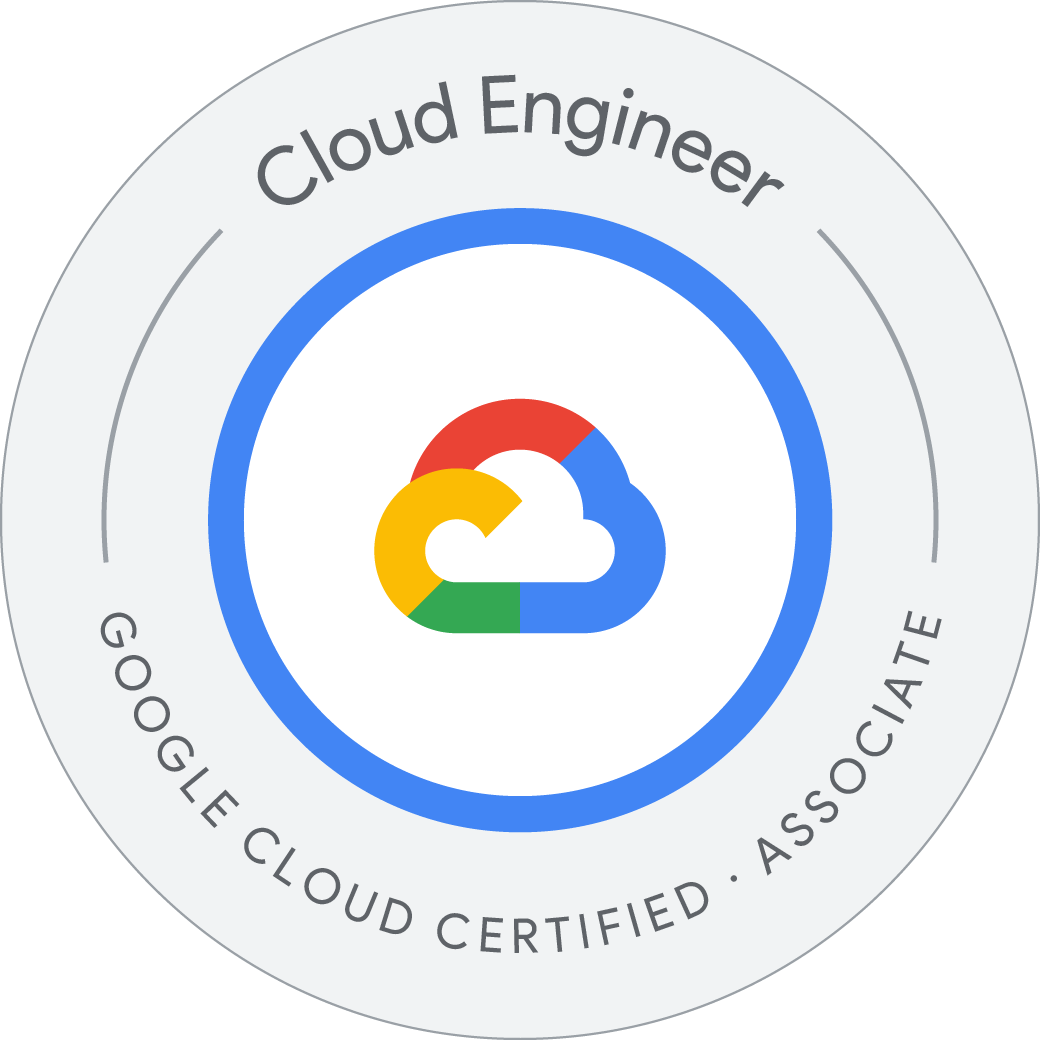 Google Cloud Associate Cloud Engineer認定証